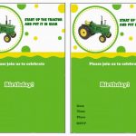 John Deere Free Printable Birthday Party Invitations | Birthday   Free Printable John Deere Baby Shower Invitations