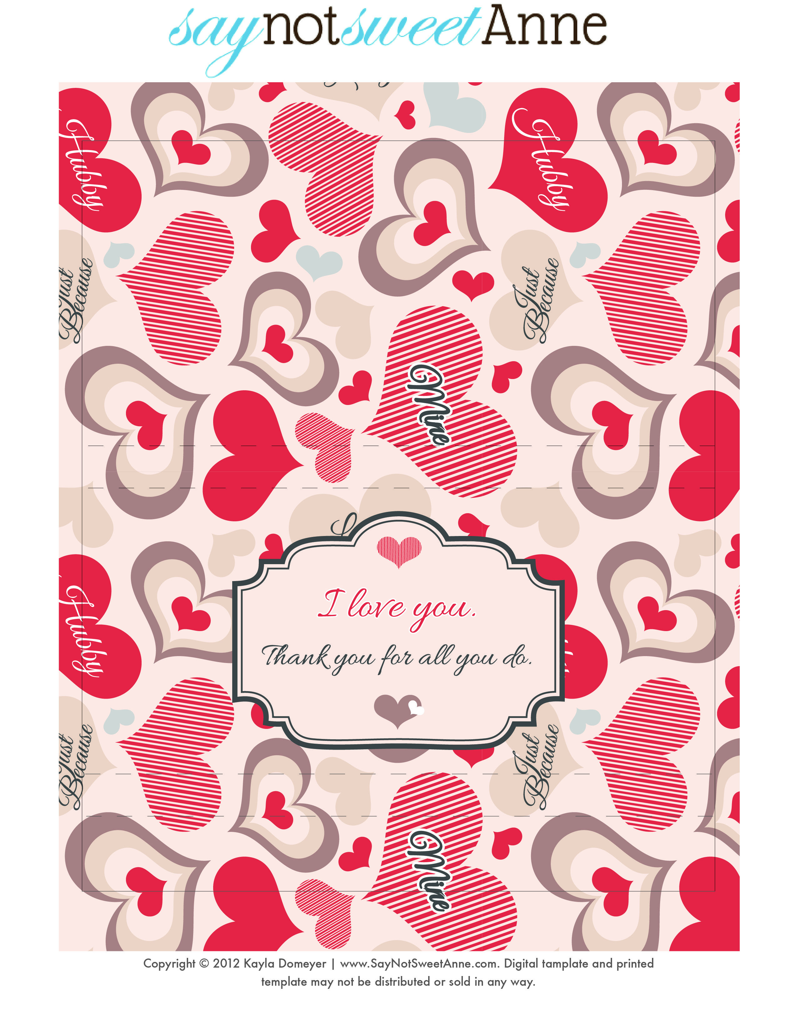 Just Because Candy [Free Printable | Digi Freebies | Chocolate - Free Candy Wrapper Printable