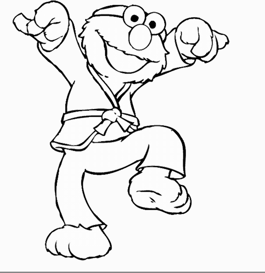 Karate Coloring Pages #10164 - Free Printable Karate Coloring Pages