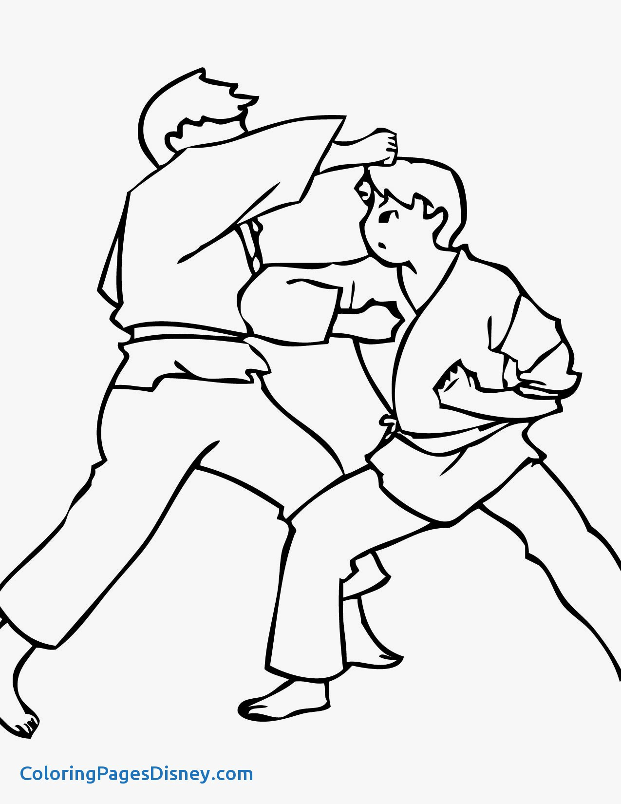 Karate Coloring Pages 8 #2124 - Free Printable Karate Coloring Pages