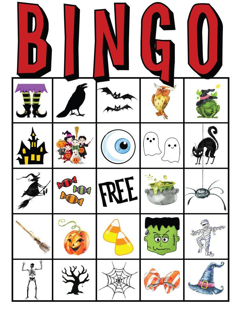 Kids Halloween Party Bingo Cards Free Printable | All Things Thrifty - Free Printable Halloween Bingo