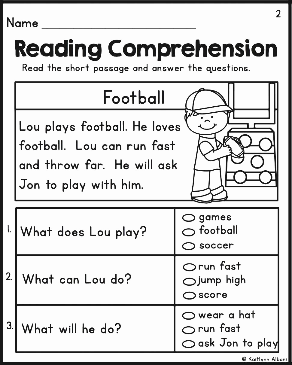 Kindergarten Reading Comprehension Worksheets Pdf Kindergarten - Free Printable Reading Activities For Kindergarten
