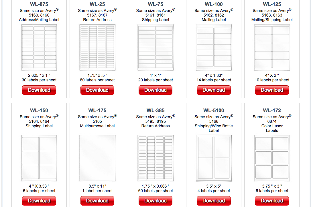 Label Templates For Pages For A Mac Released | Worldlabel Blog - Free Printable Shipping Label Template