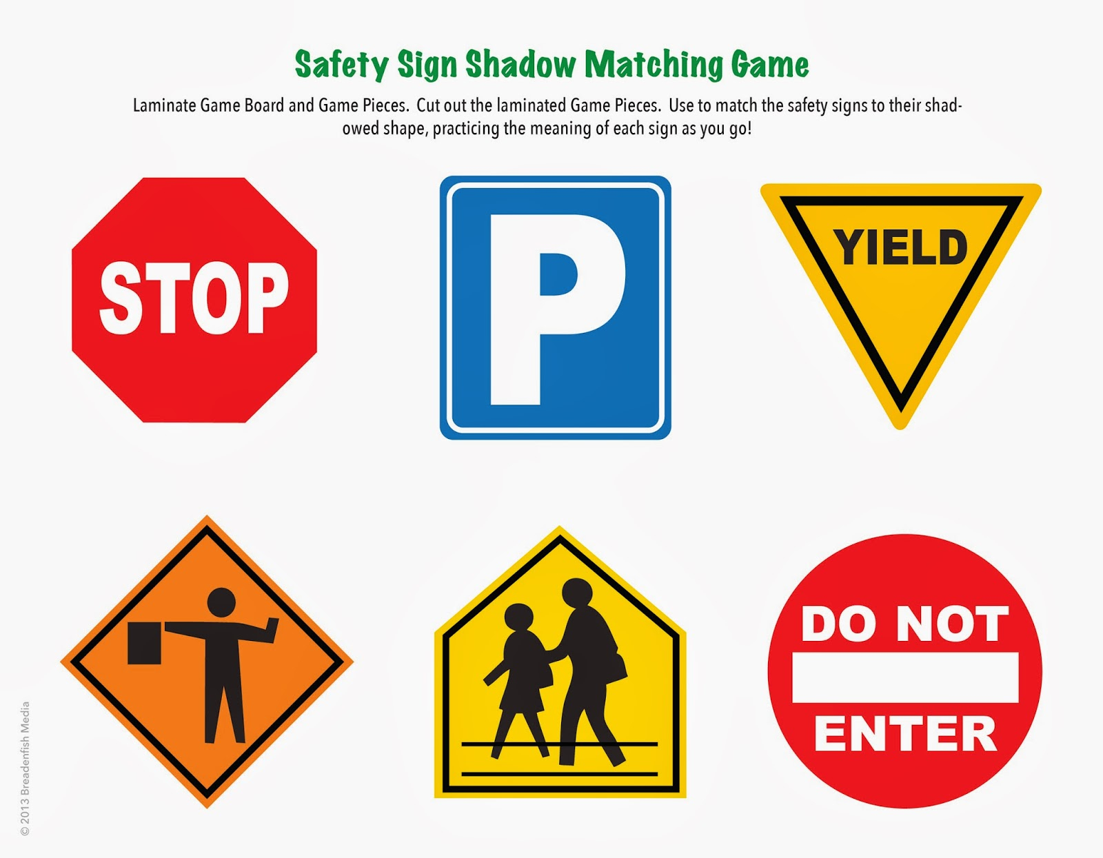 Lampara Designs: Safety Week Unit: Free Printables And Lesson Plan - Free Printable Health And Safety Signs