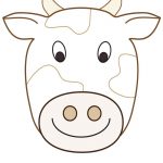 Large Printable Cow Decoration   Coolest Free Printables | Cow   Free Printable Paper Masks