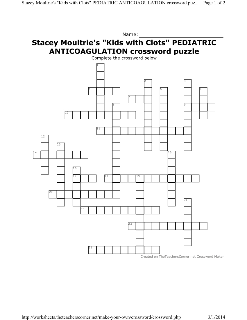 Largepreview Crosswords Crossword Puzzle Make Your ~ Themarketonholly - Free Make Your Own Crosswords Printable