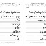 Left Handed Letter Formation Pdf Format Free Printable Cursive   Free Printable Left Handed Worksheets