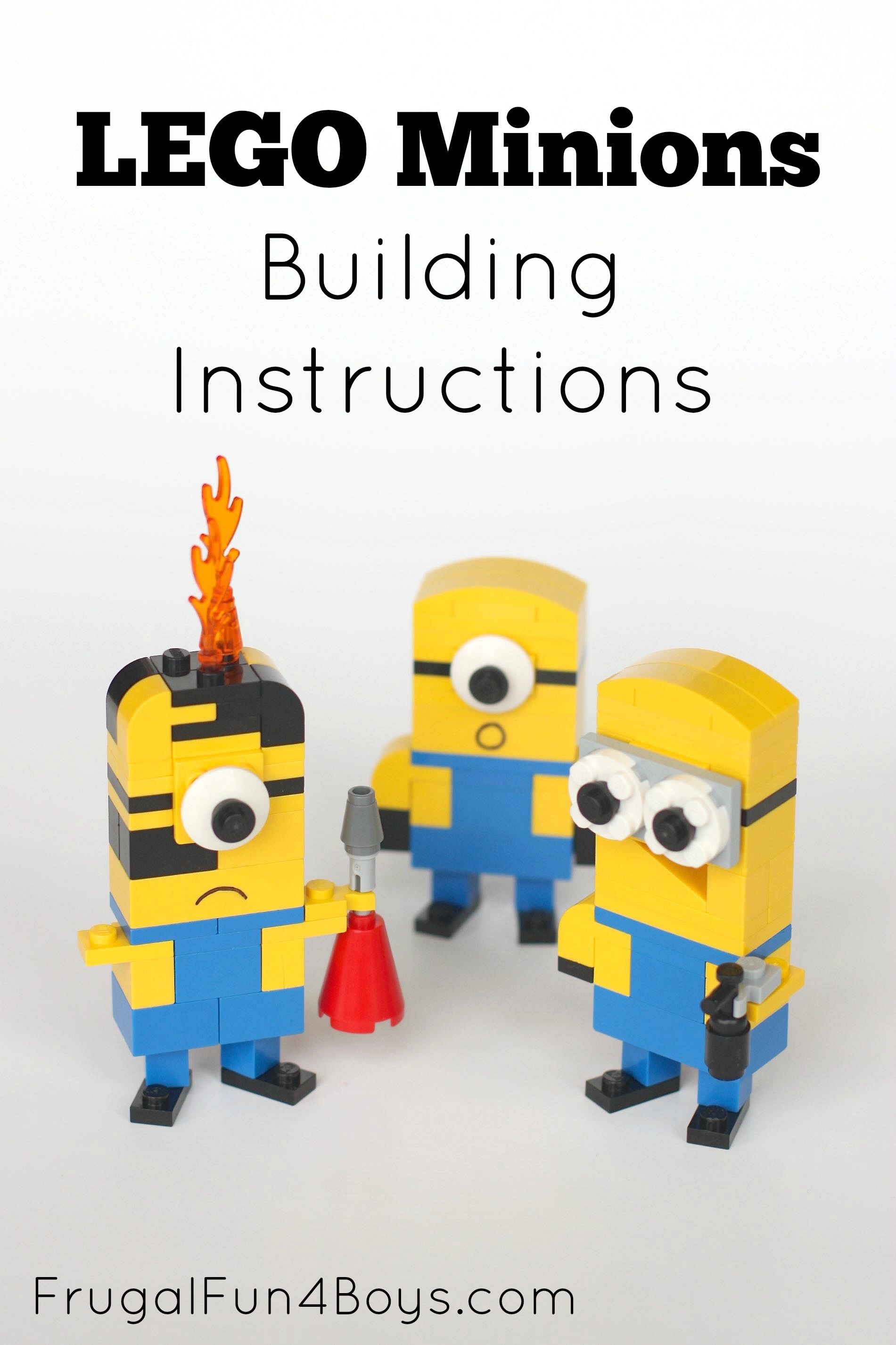 Lego Minions Building Instructions - Frugal Fun For Boys And Girls - Free Printable Lego Instructions
