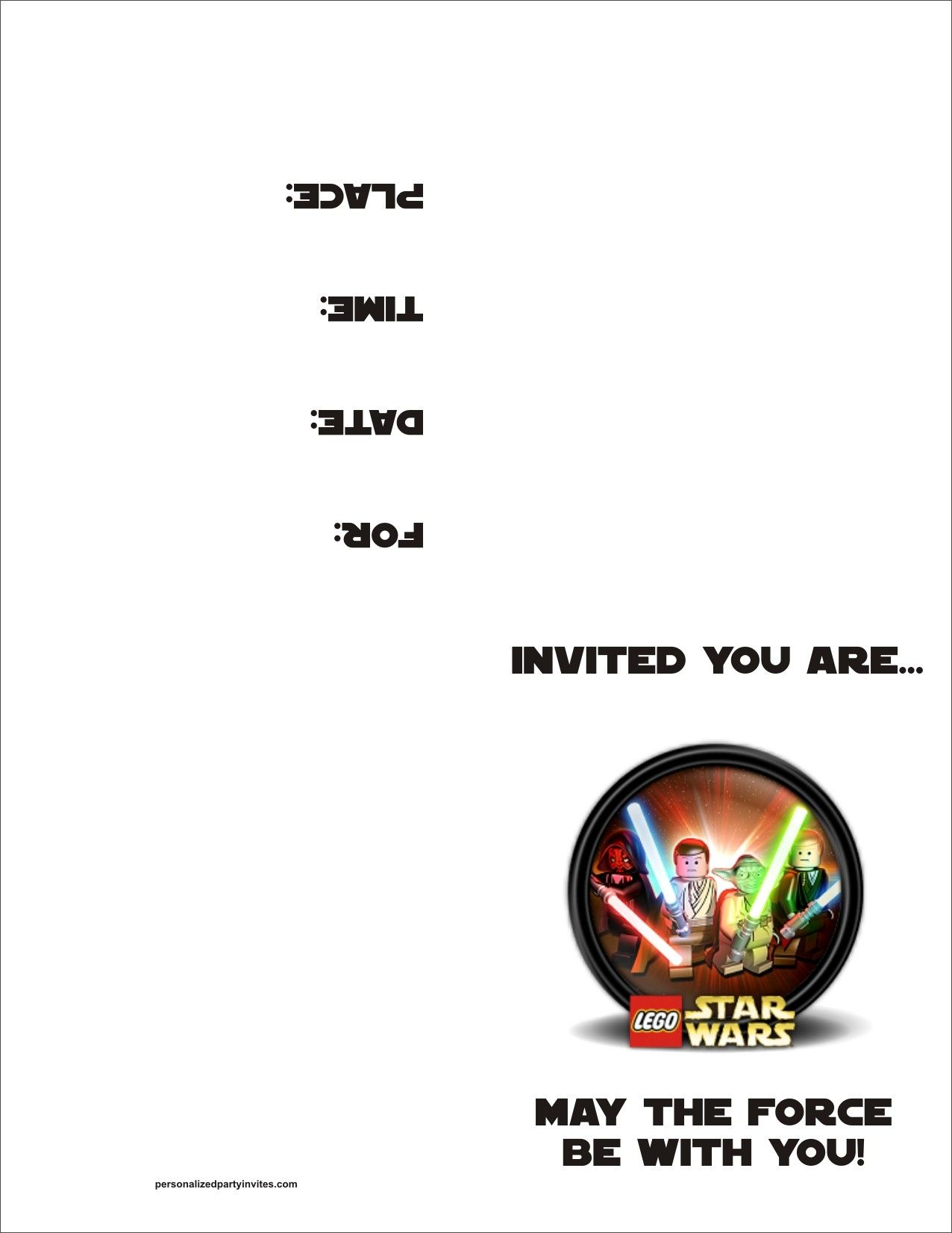 Lego Star Wars Free Printable Birthday Party Invitation. Doing This - Star Wars Invitations Free Printable