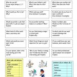 Let´s Talk About Work Worksheet   Free Esl Printable Worksheets Made   Free Printable English Conversation Worksheets