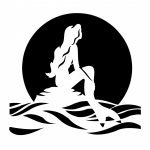 Little Mermaid Pumpkin Stencils Printable | Halloween   Seasonal   Free Pumpkin Printable Carving Patterns