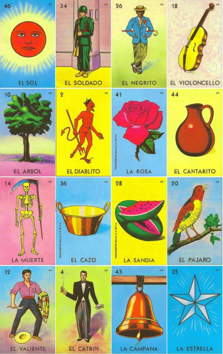 Loteria Mexicana Tradicional | Printable | Mexican Art, Mexico Art - Free Printable Loteria Cards