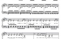 Free Printable Piano Sheet Music For Popular Songs