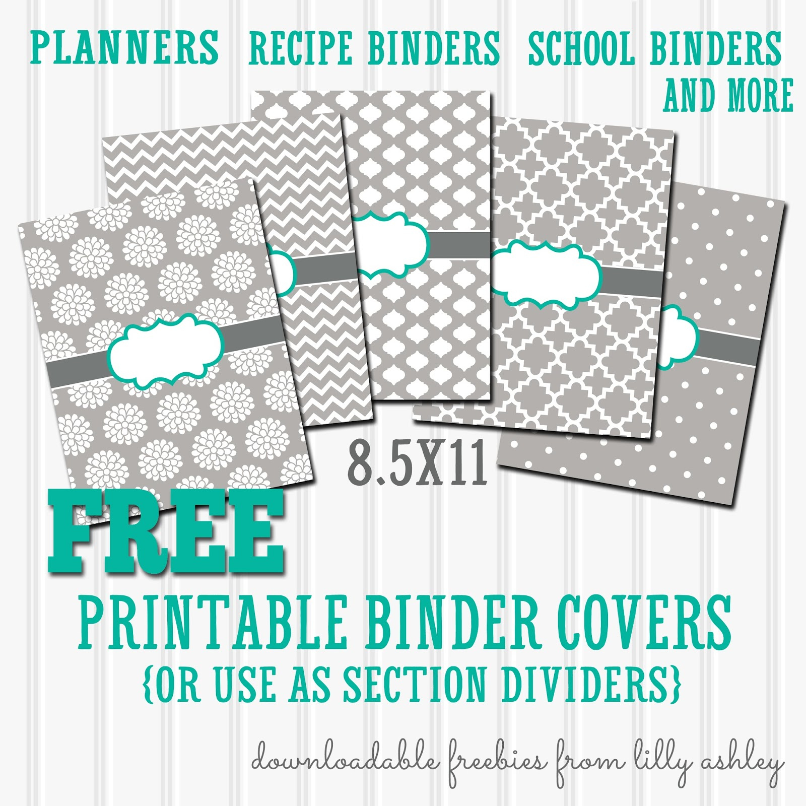 Make It Createlillyashleyfreebie Downloads: Free Binder - Free Printable Binder Covers And Spines
