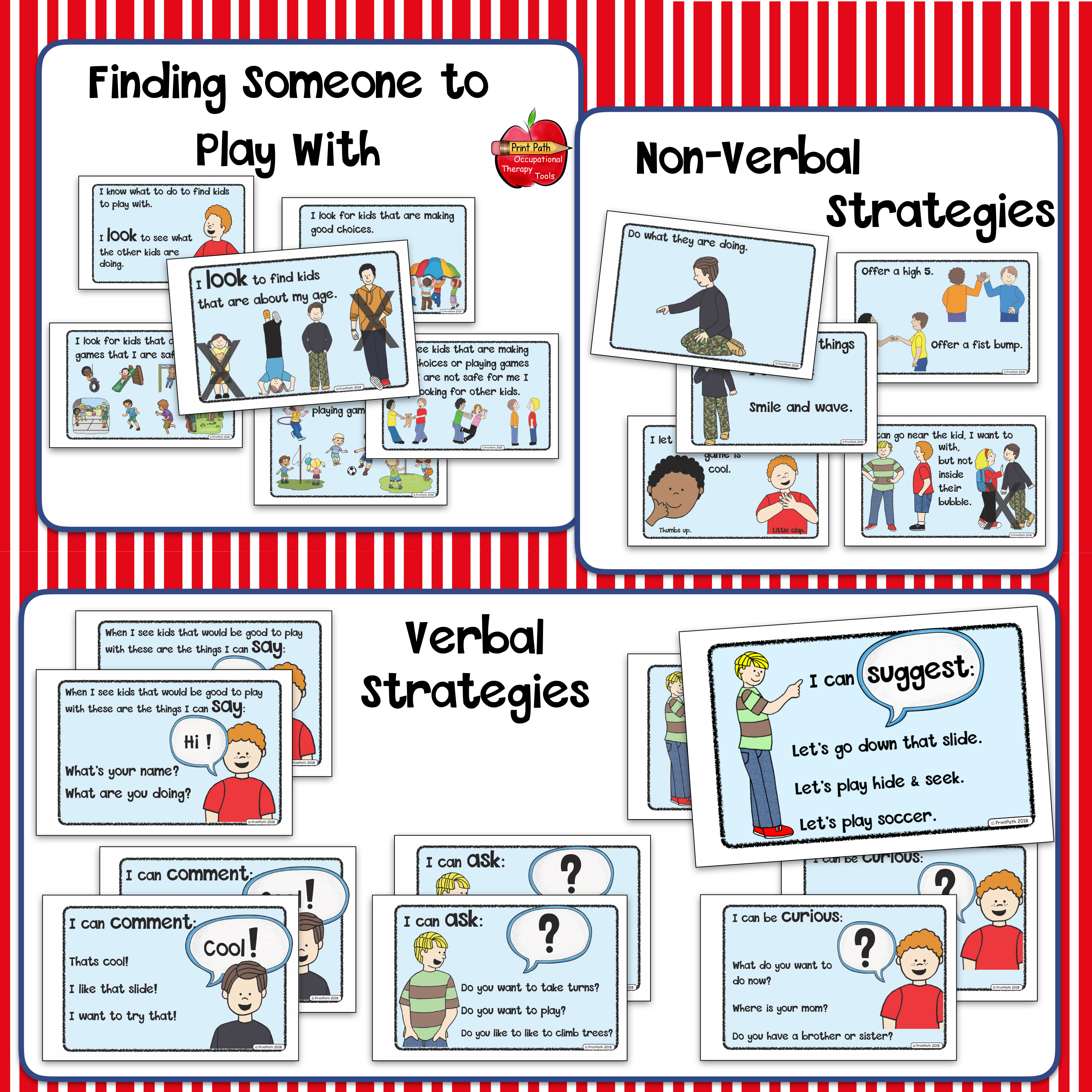 Making Friends Social Stories For Girls And/or Boys - Flexible And - Free Printable Social Stories Making Friends