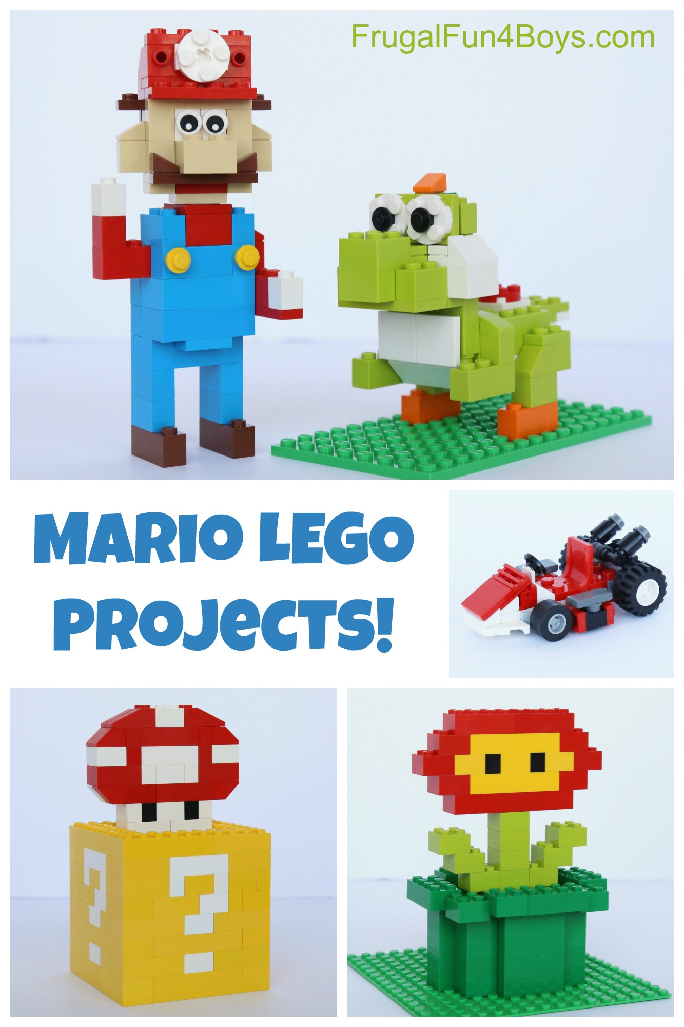 Mario Lego Projects With Building Instructions - Frugal Fun For Boys - Free Printable Lego Instructions