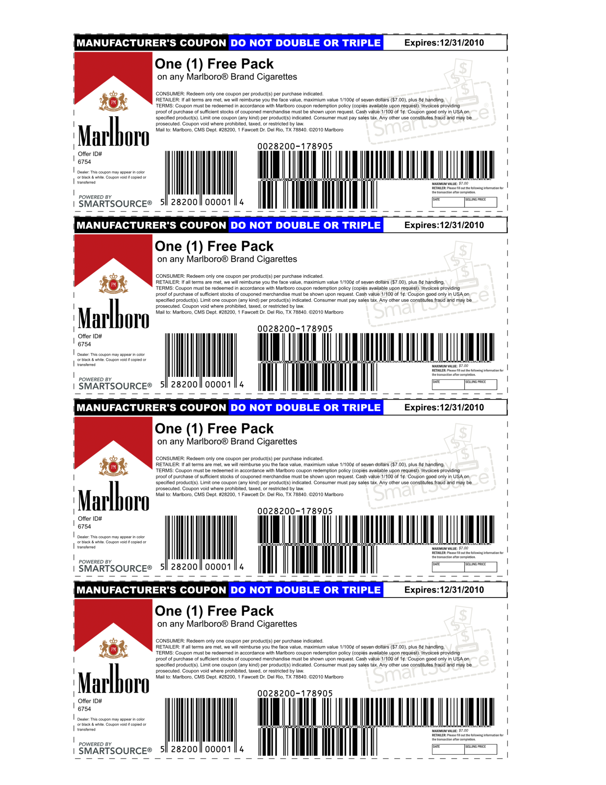 Marlboro Coupons Printable 2013 | Is Using A Possibly Fake Coupon - Free Printable Coupons Without Coupon Printer