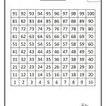 Math : 100 Chart Template Number Charts And Free Printable On   Free Large Printable Numbers 1 100