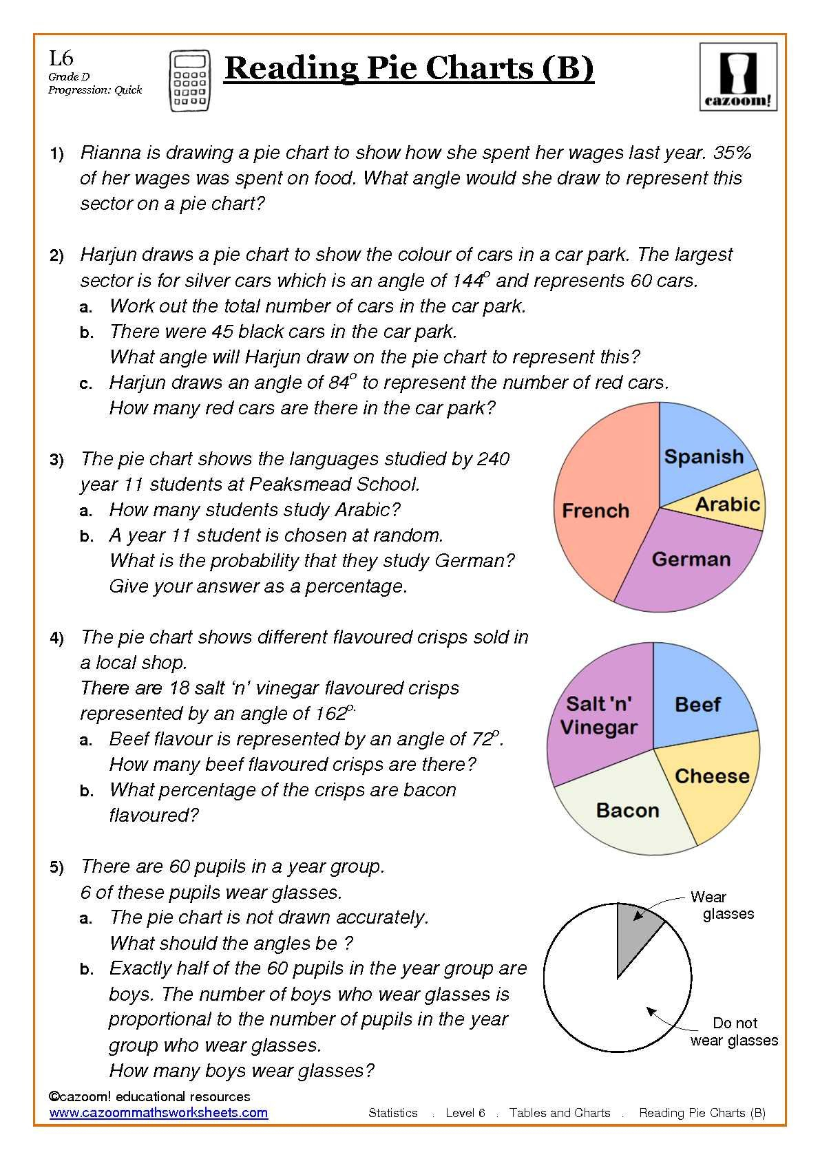 Maths Worksheets - Free Printable Statistics Worksheets