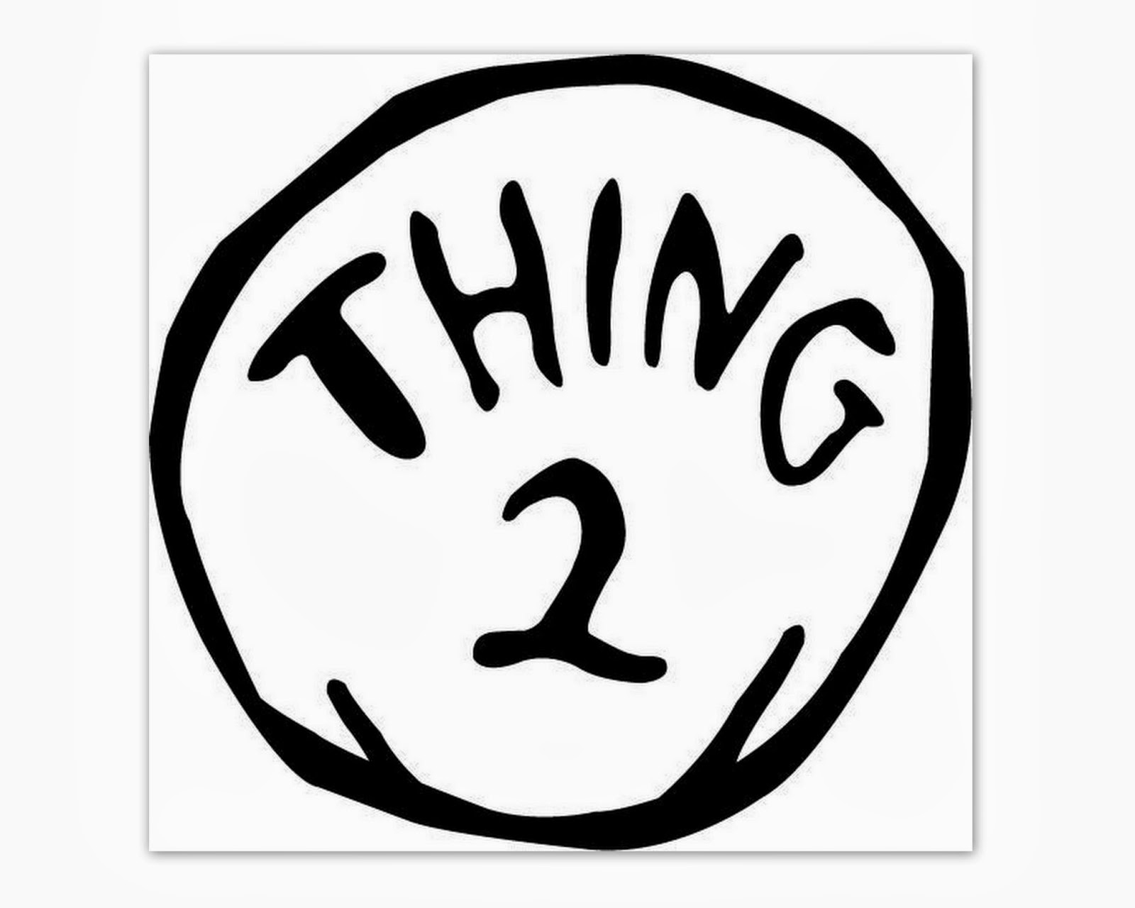 Mccash Family Blog: Thing 1 &amp;amp; 2 Freebie : Shirt Tutorial And Free Images - Thing 1 And Thing 2 Free Printable Template
