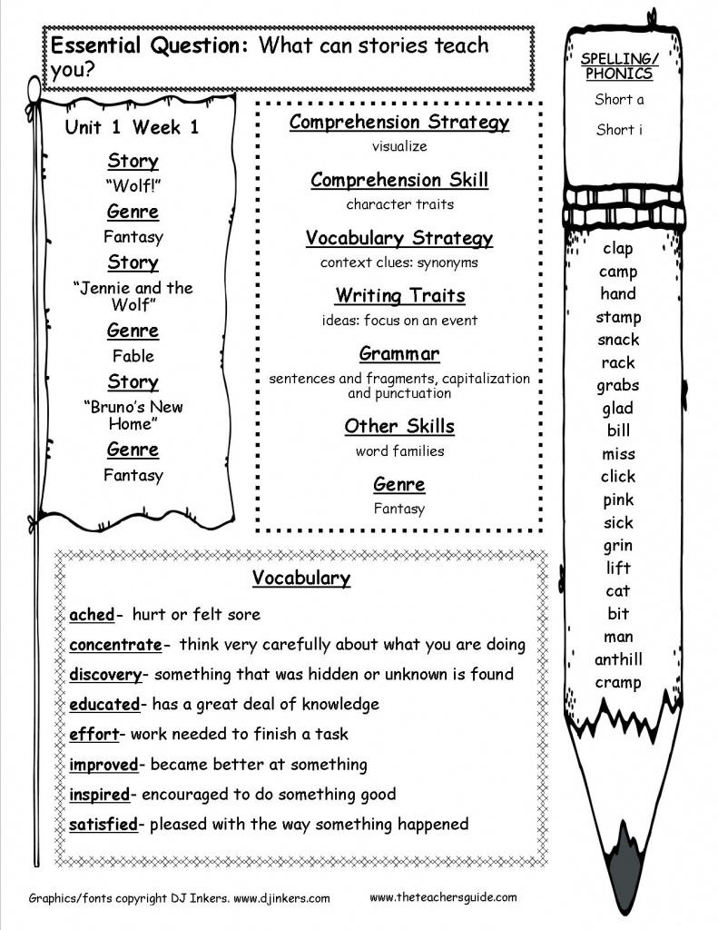 Mcgraw-Hill Wonders Third Grade Resources And Printouts With Regard - Free Printable Reading Games For 2Nd Graders