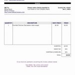 Medical Invoice Template Free Receipt Word Bill Excel Records   Invoice Templates Printable Free Word Doc