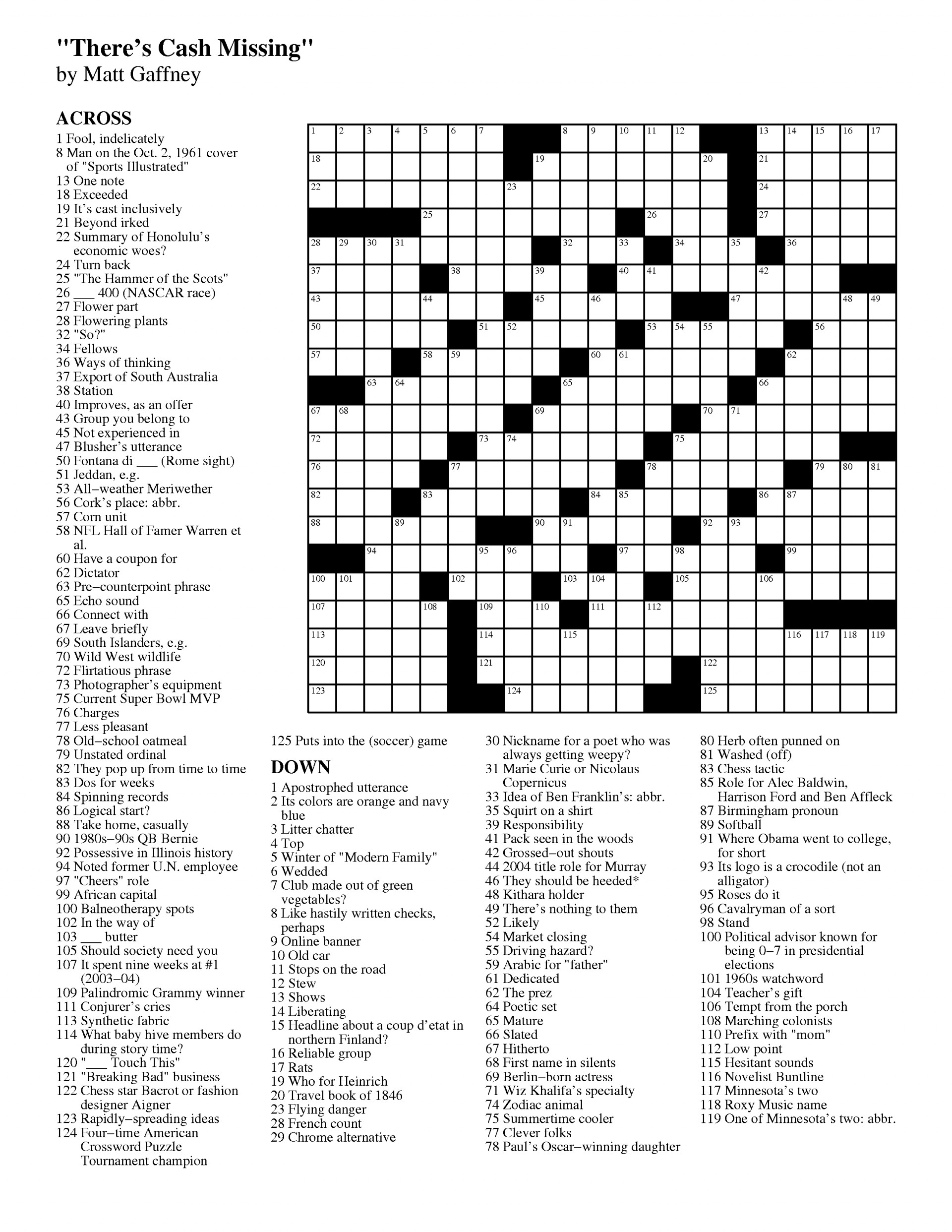 Mgwcc247 Crosswords Merl Reagle Crossword Puzzle ~ Themarketonholly - Merl Reagle&amp;#039;s Sunday Crossword Free Printable
