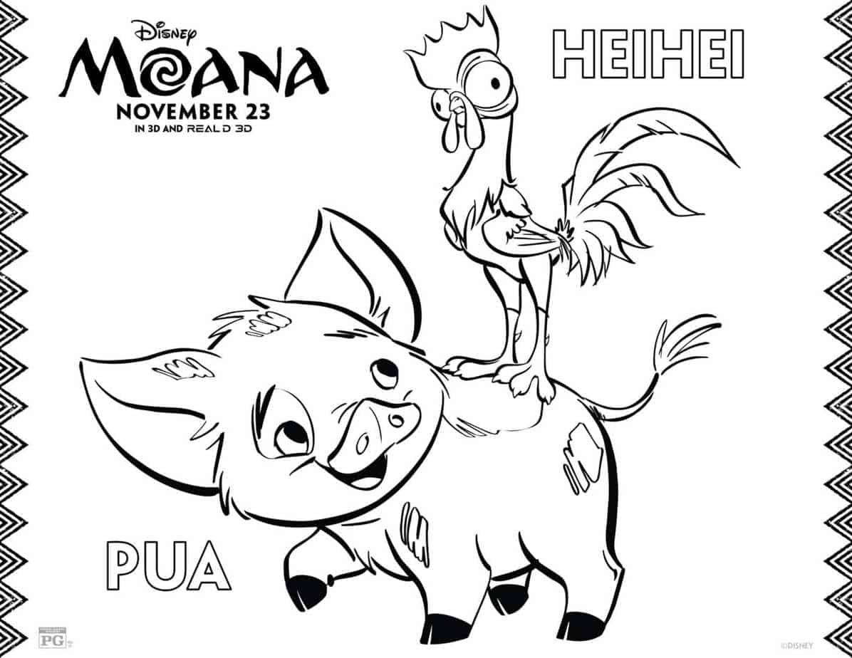 Moana Coloring Pages | Free Disney Coloring Pages | Disney Activity Page - Moana Coloring Pages Free Printable