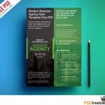 Modern Business Agency Flyer Template Free Psd | Psdfreebies   Business Flyer Templates Free Printable