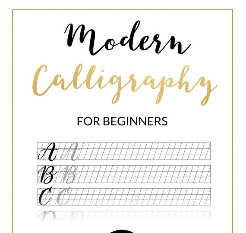 Calligraphy Alphabet Practice Printable