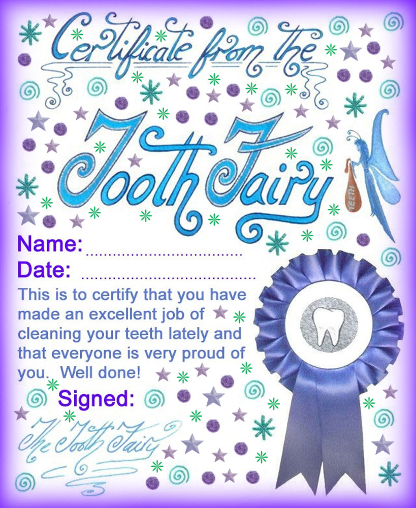 Modern Tooth Fairy Certificates | Rooftop Post Printables - Free Printable Tooth Fairy Certificate