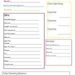 Monthly Family Budget | If Only I Was This Organized   Free Printable Monthly Household Budget Sheet