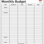 Monthly Income Budget Planner Template Free Excel Worksheet   Free Printable Monthly Bills Worksheet
