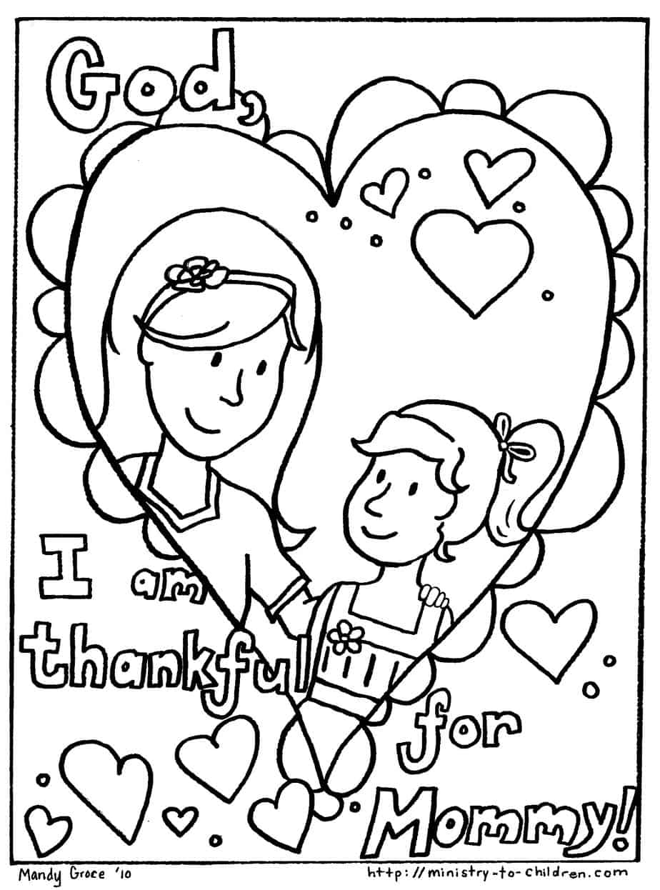 Mother&amp;#039;s Day Coloring Pages - Free Printable Mothers Day Coloring Pages