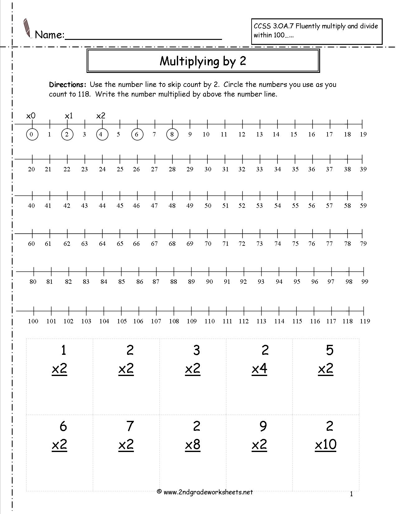 Multiplication Worksheets And Printouts - Free Printable Multiplication Fact Sheets