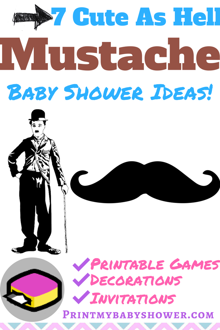 Mustache Themed Baby Shower! - Name That Mustache Game Printable Free