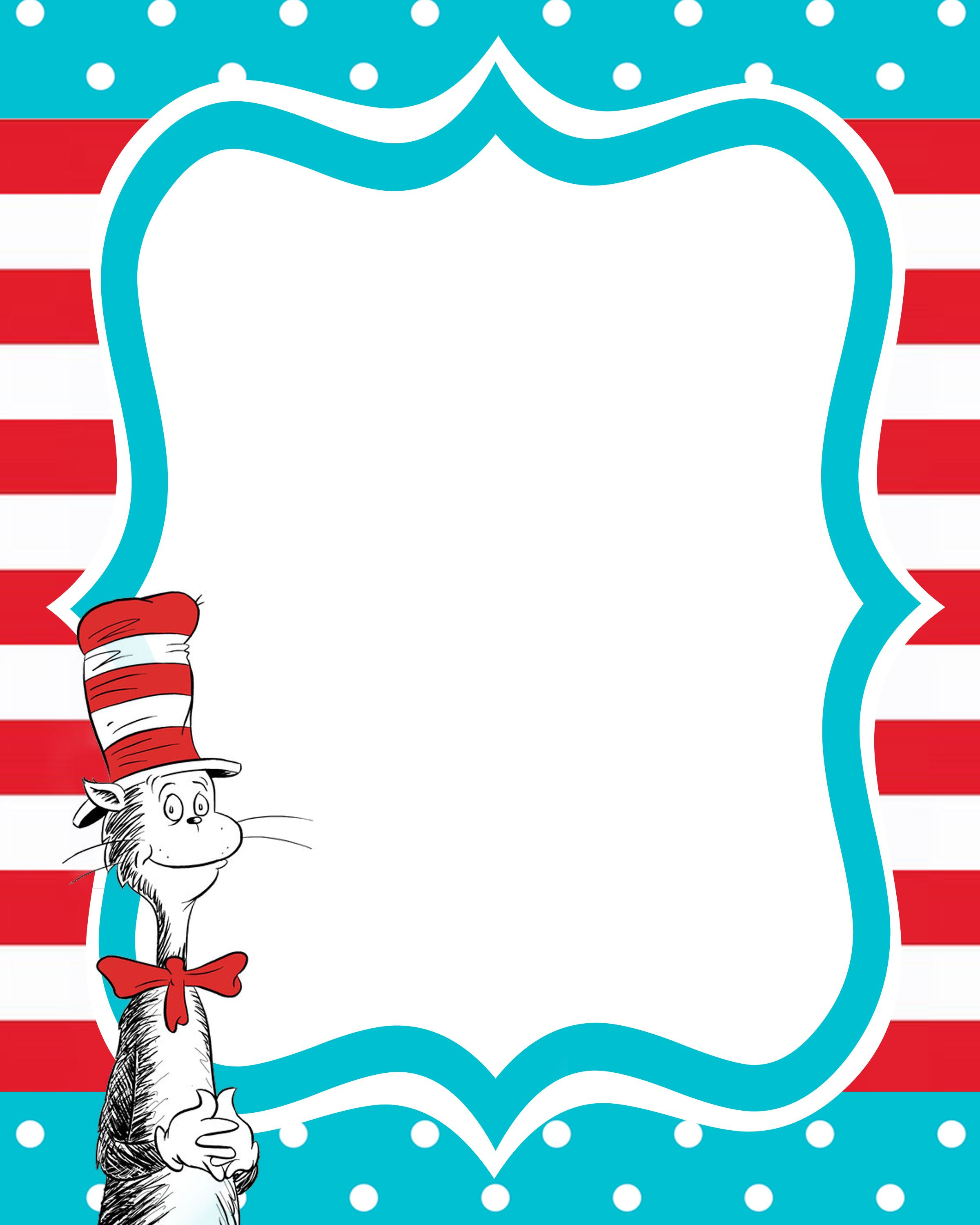 New Beginnings Dr Seuss Decorating Ideas | Clipart - Babies - Free Printable Dr Seuss Clip Art