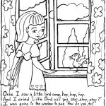 Now Nursery Rhyme Coloring Pages Printable Free Rhymes For Kids #12941   Free Printable Nursery Rhymes