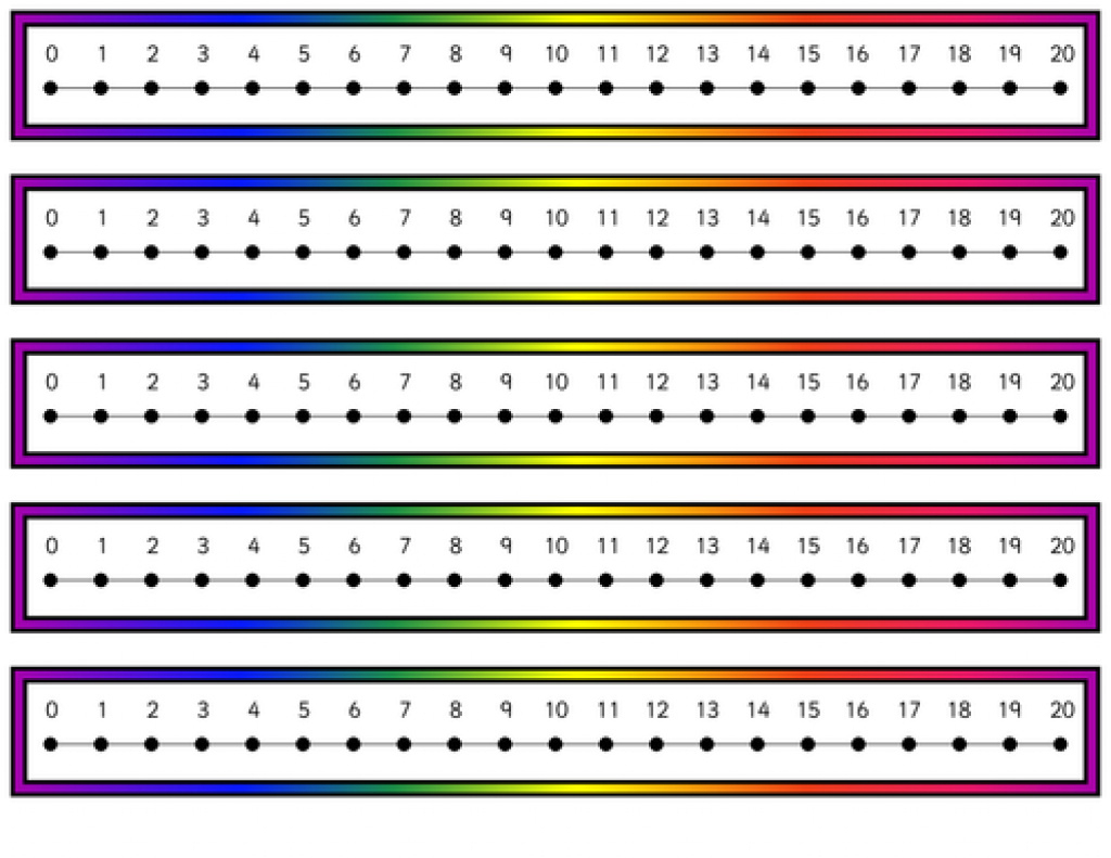 Number Line 1 To 20 Graphic Transparent Library - Techflourish With - Free Printable Number Line 0 20