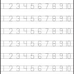 Number Tracing – 1 10 – Worksheet / Free Printable Worksheets   Free Printable Number Worksheets