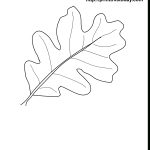 Oak Leaves Coloring Pages Printable | Craft Ideas | Pinterest   Free Printable Leaf Template