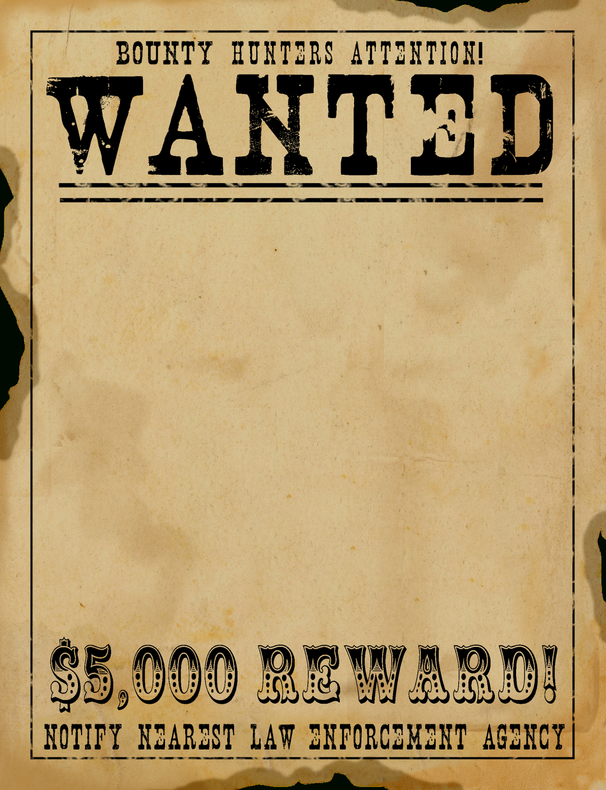 Old Western Wanted Poster On Royalty Free Vector Background Stock - Free Printable Wanted Poster Old West