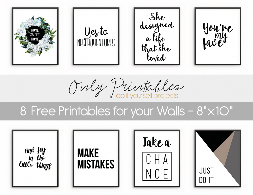 Only Printables | Wall Art - Free Printable Wall Art