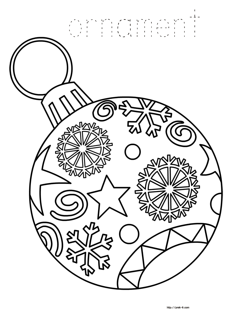 Ornaments Free Printable Christmas Coloring Pages For Kids | Paper - Xmas Coloring Pages Free Printable