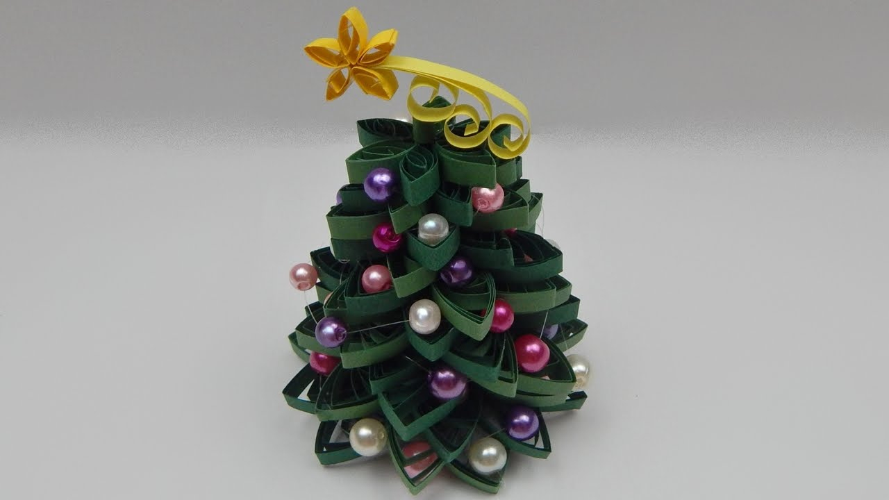 Paper Quilled Christmas Trees - Red Ted Art&amp;#039;s Blog - Free Printable Quilling Patterns Designs