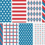 Patriotic 4Th Of July Digital Papers   Love Paper Crafts   Free Printable Patriotic Scrapbook Paper