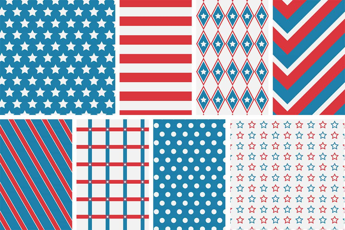 Patriotic 4Th Of July Digital Papers - Love Paper Crafts - Free Printable Patriotic Writing Paper