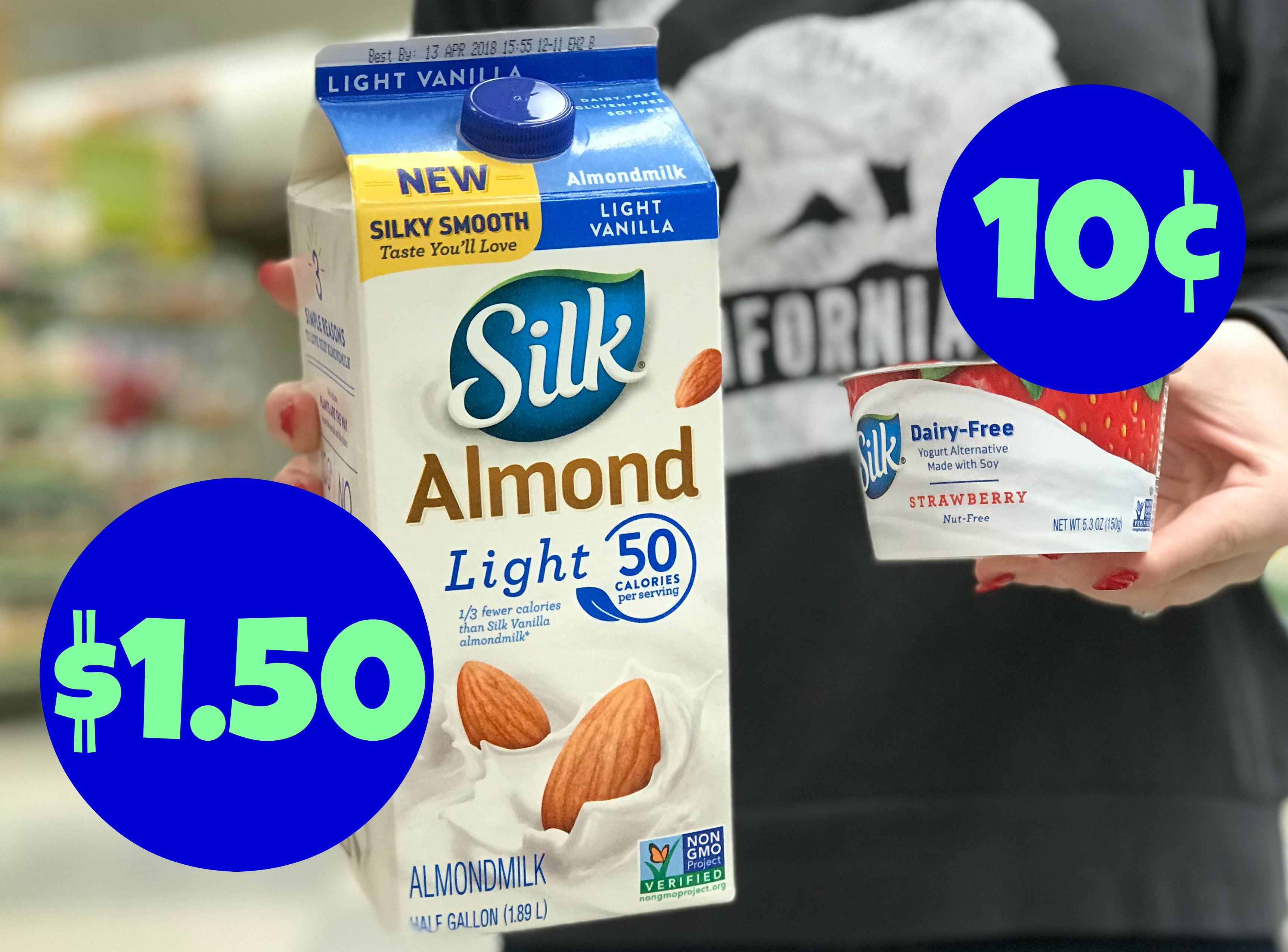 Pay $0.10 For Silk Yogurt And $1.50 For Silk Almondmilk Or Soymilk - Free Printable Silk Soy Milk Coupons