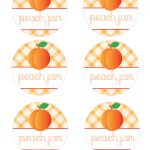 Peach Jam | Recipe | Printables | Canning Labels, Peach Jam, Jam Label   Free Printable Jam Labels
