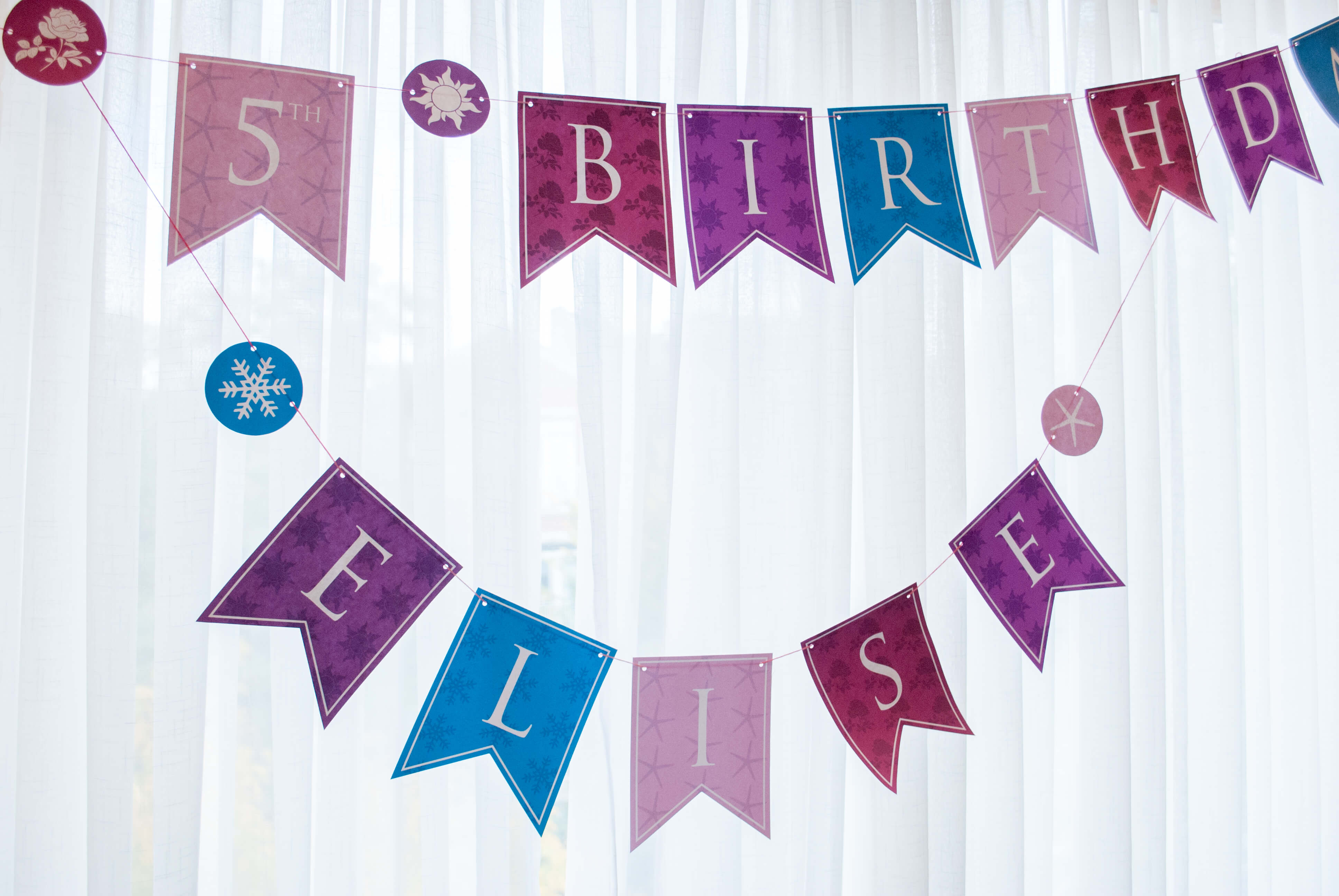 Personalized Princess Happy Birthday Banner Printable Pdf For &amp;#039;all - Free Printable Princess Birthday Banner